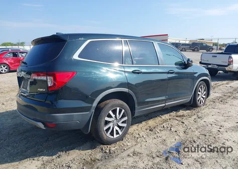 2019 Honda Pilot Ex z USA, uszkodzony, nr VIN 5FNYF6H31KB007451